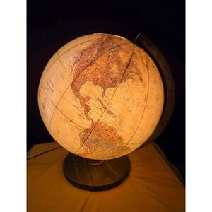 Vintage Replogle Illuminated World Globe